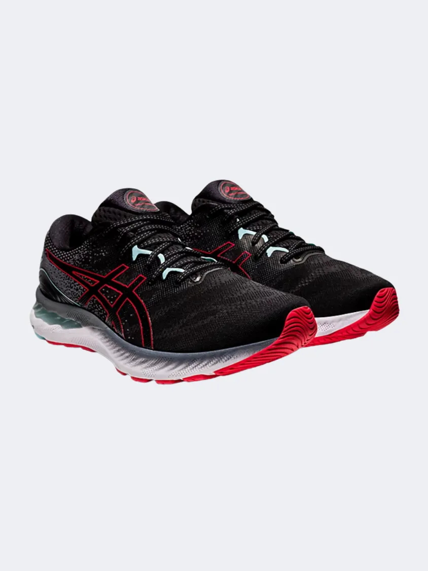 Asics Gel-Nimbus 23 Men Running Shoes Black/Red