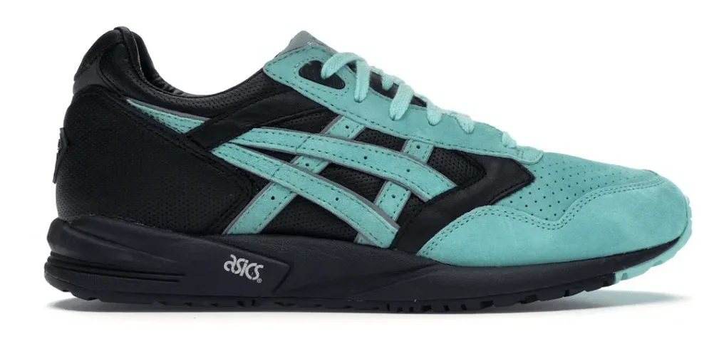 ASICS Gel-Saga Diamond Supply Co x Ronnie Fieg Aqua Blue Black