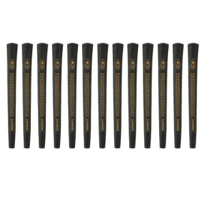 Avon Chamois Black Jumbo - 13 Piece Golf Grip Bundle