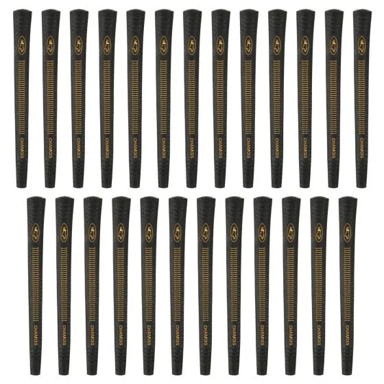 Avon Chamois Black Standard - 25 Piece Golf Grip Bundle