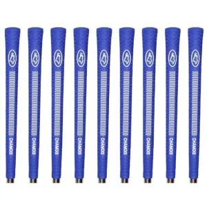 Avon Chamois Blue Jumbo - 9 Piece Golf Grip Bundle