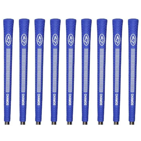 Avon Chamois Blue Jumbo - 9 Piece Golf Grip Bundle