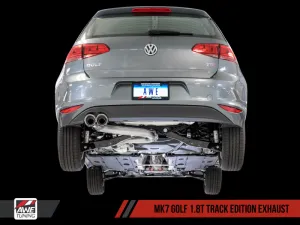 AWE Tuning VW MK7 Golf 1.8T Track Edition Exhaust w/Chrome Silver Tips (90mm)