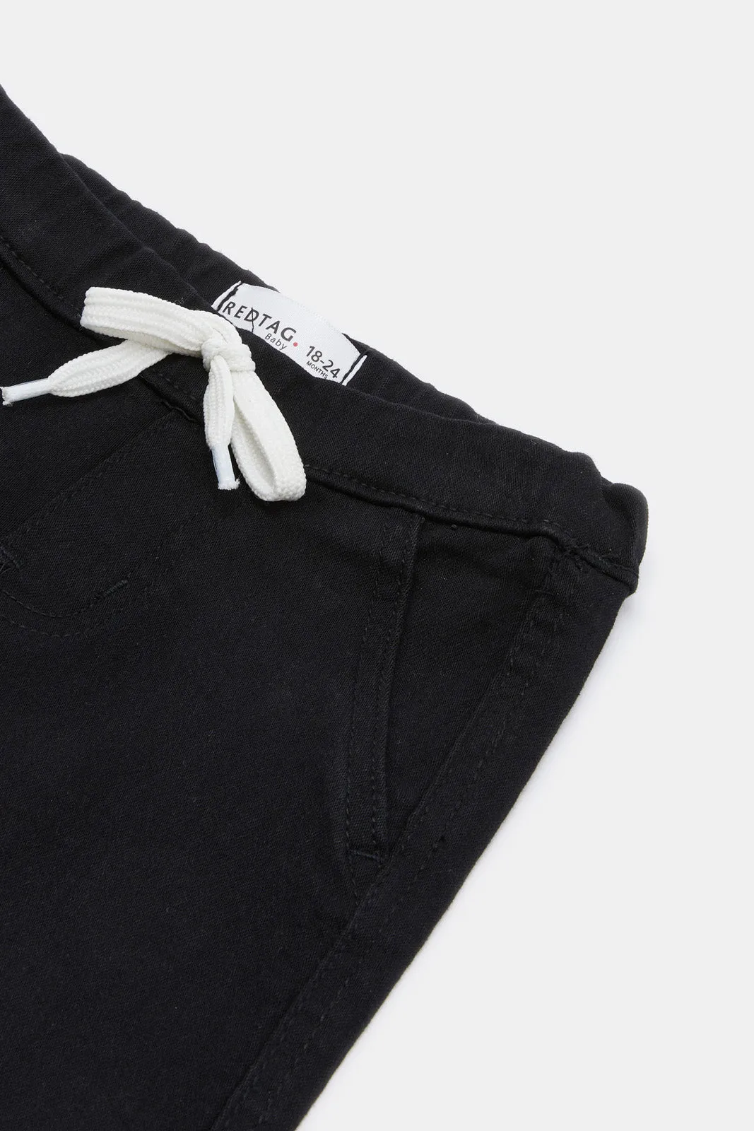 Baby Boys Black Jogger Jean