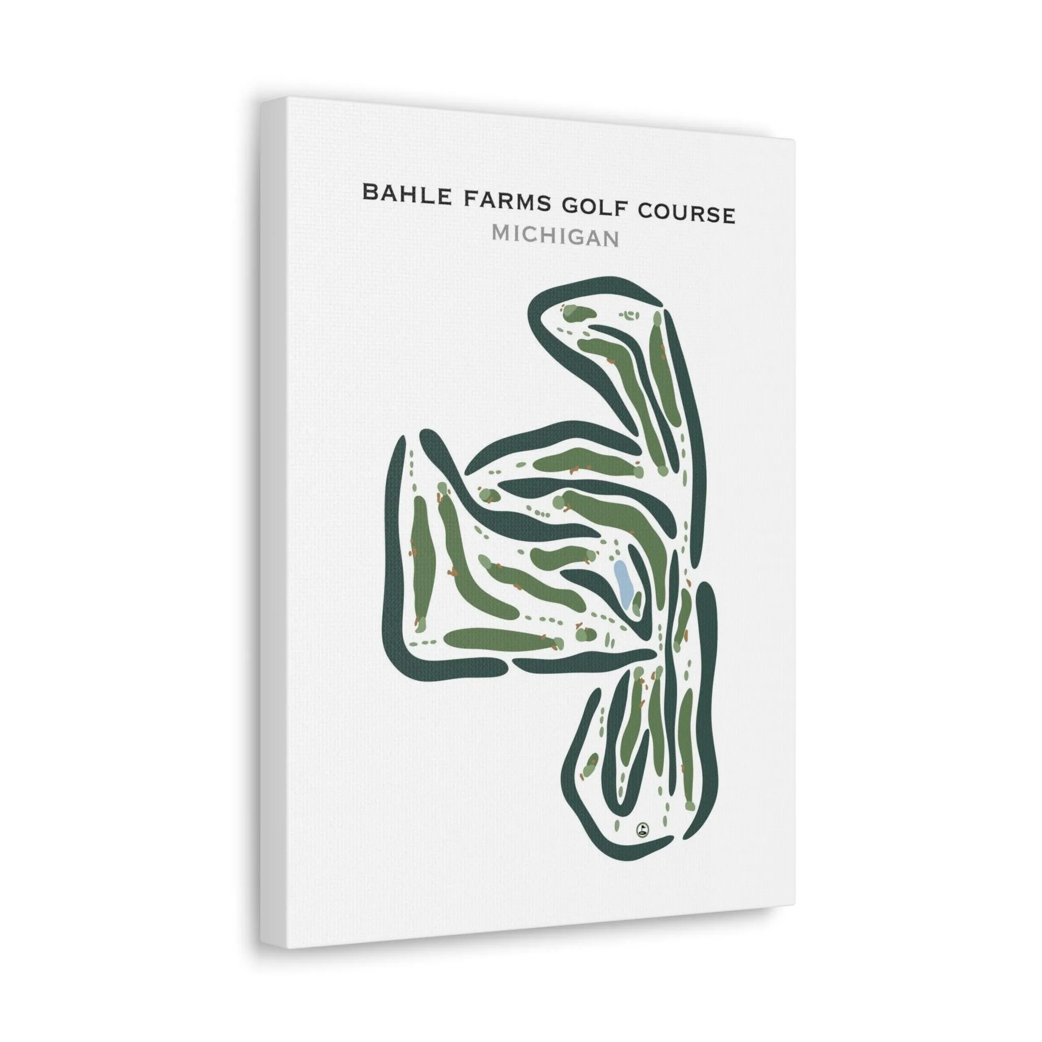 Bahle Farms Golf Course, Michigan - Printed Golf Courses