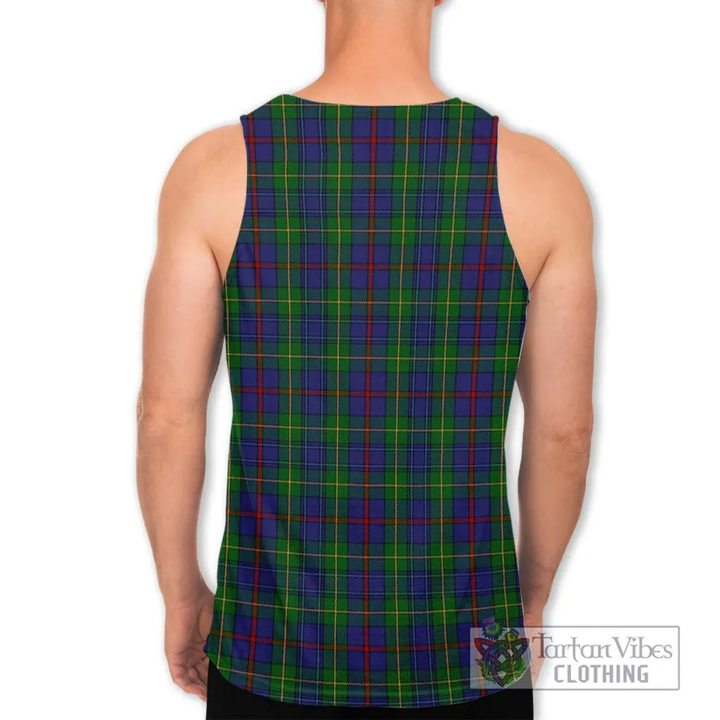 Bailey Tartan Men's Tank Top with Family Crest DNA In Me Style