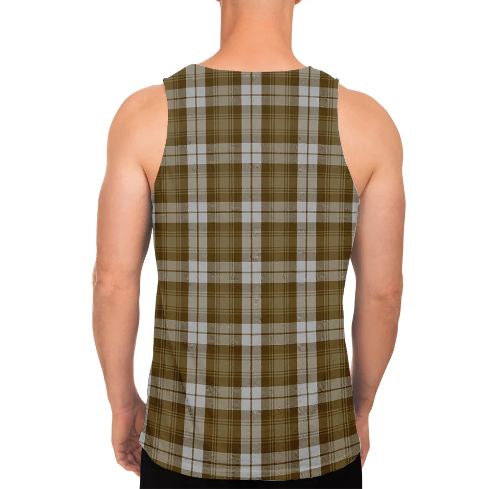 Baillie Dress Tartan Mens Tank Top with Family Crest