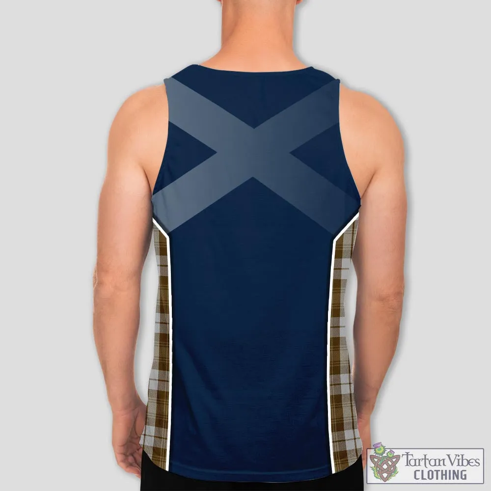 Baillie Dress Tartan Men's Tanks Top with Family Crest and Scottish Thistle Vibes Sport Style