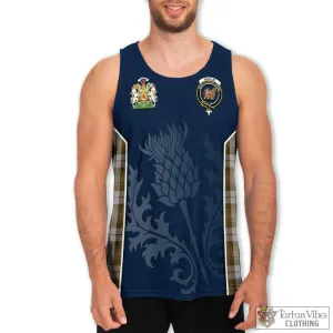 Baillie Dress Tartan Men's Tanks Top with Family Crest and Scottish Thistle Vibes Sport Style