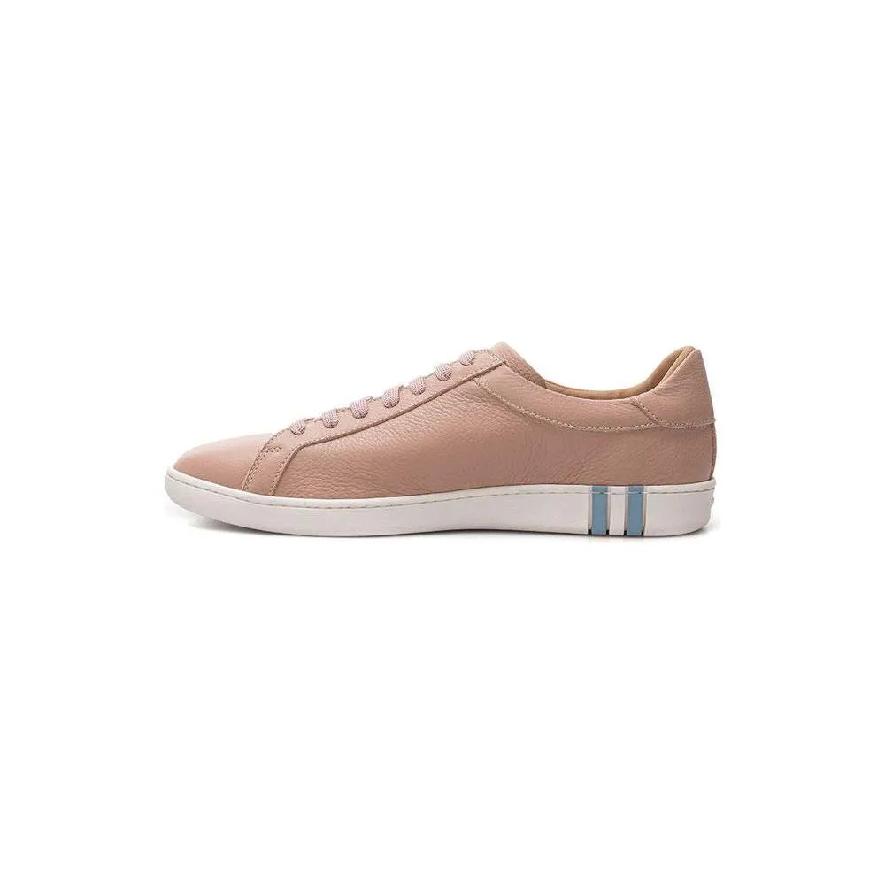 Bally Elegant Pink Leather Sneakers