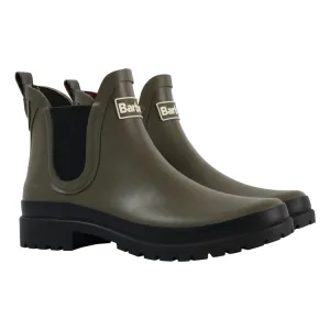 Barbour Ladies Mallow Chelsea Rubber Boots - Dusky Khaki