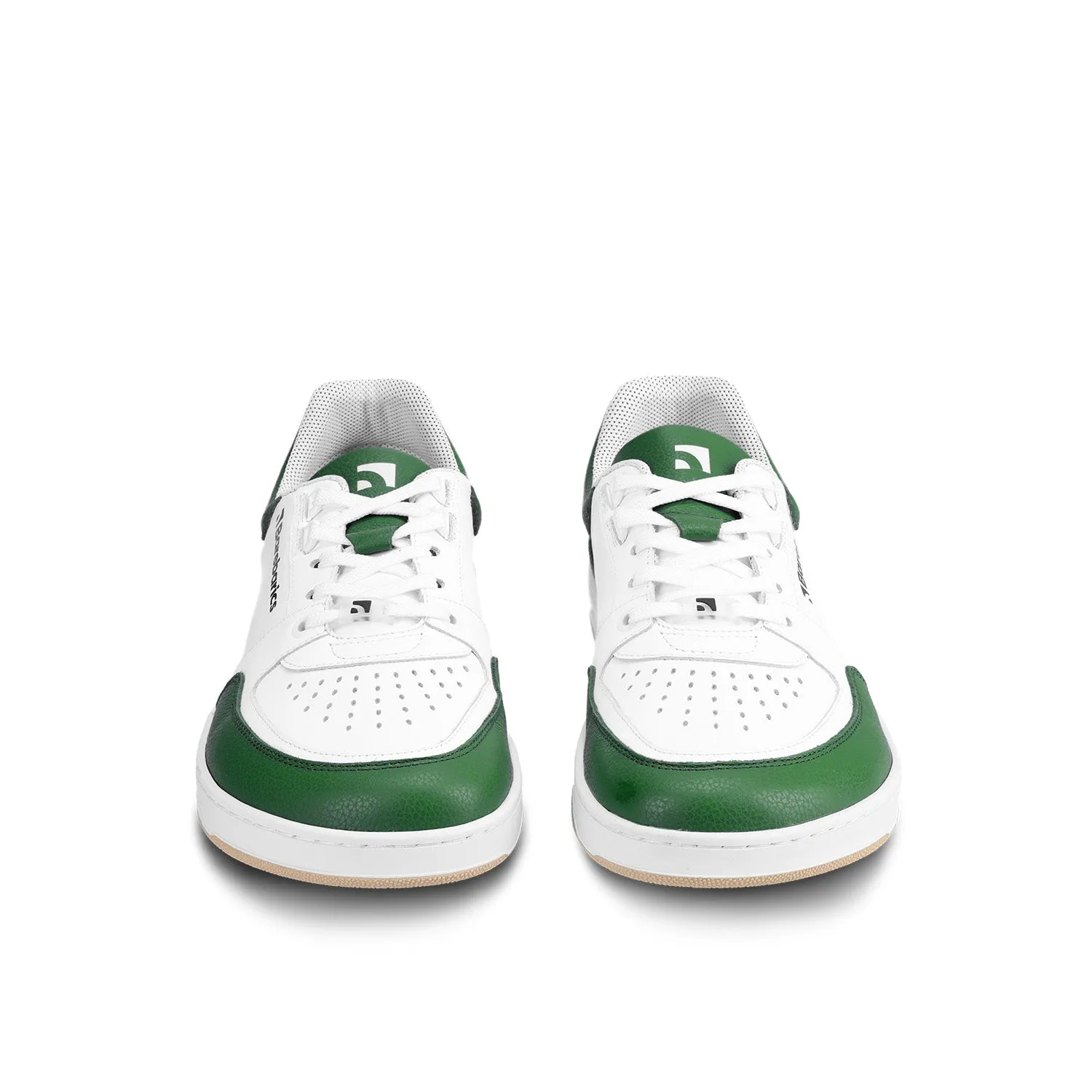 Barefoot Sneakers Barebarics Wave - White & Dark Green CLEARANCE