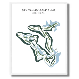 Bay Valley Golf Club, Michigan - Printed Golf Courses