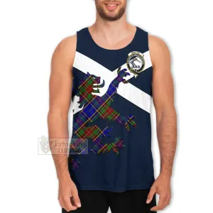 Beattie (Beatty) Tartan Lion Rampant Men's Tank Top  Proudly Display Your Heritage with Alba Gu Brath and Clan Name