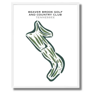 Beaver Brook Golf & Country Club, Tennessee - Printed Golf Courses