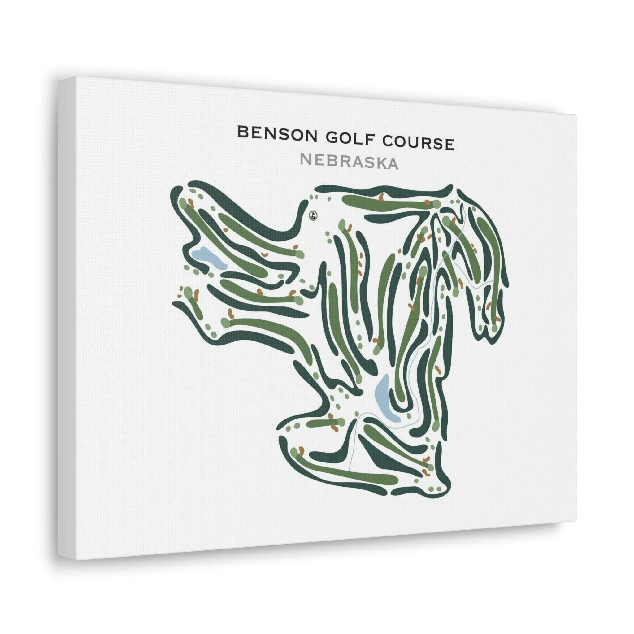 Benson Golf Course, Nebraska - Printed Golf Courses