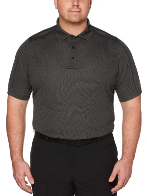 Big & Tall Jacquard Swing Tech™ Polo