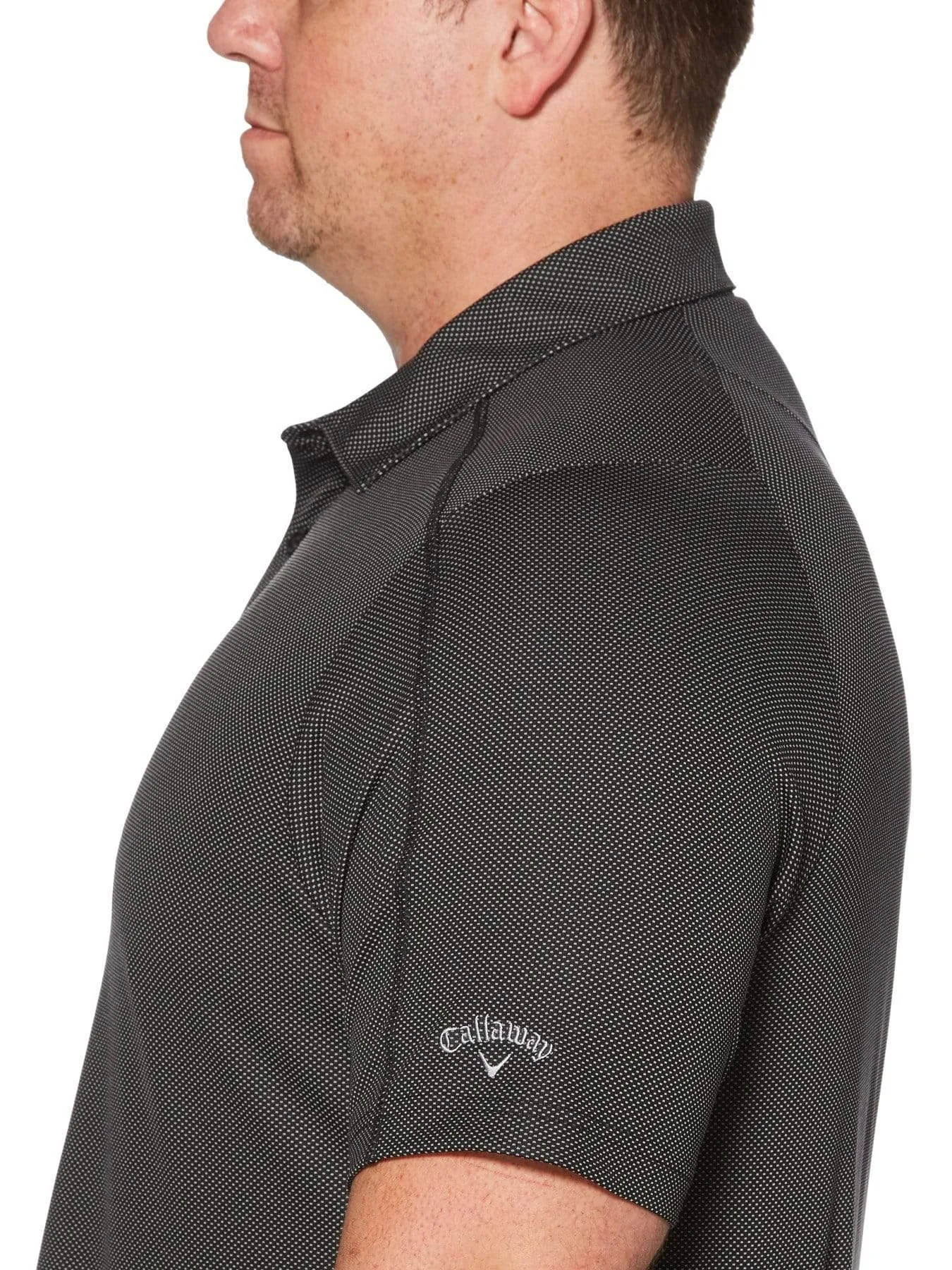 Big & Tall Jacquard Swing Tech™ Polo