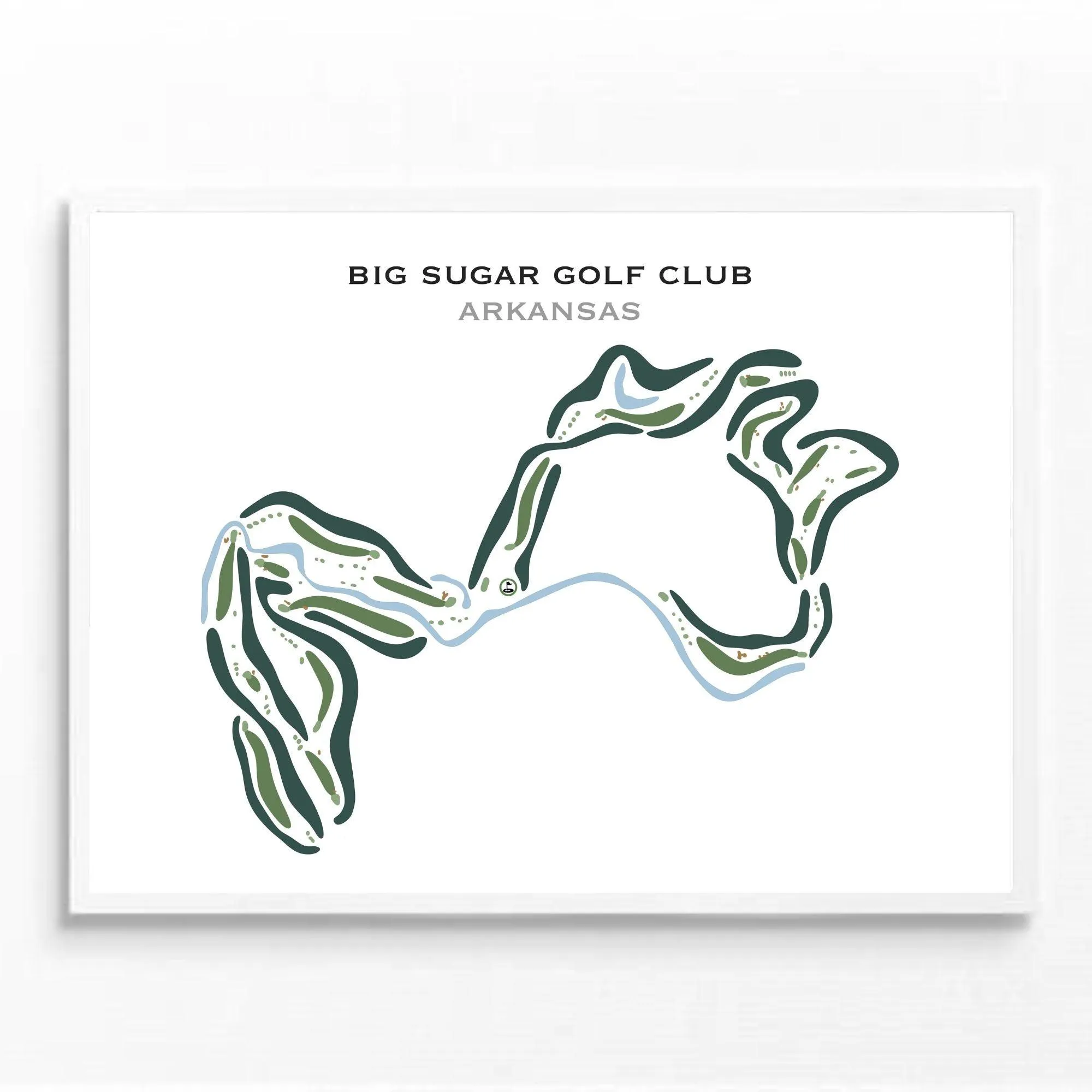 Big Sugar Golf Club, Arkansas - Printed Golf Courses