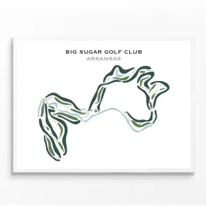 Big Sugar Golf Club, Arkansas - Printed Golf Courses