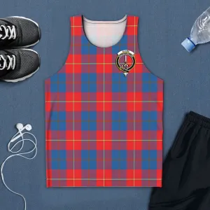 Blane Tartan Mens Tank Top with Family Crest