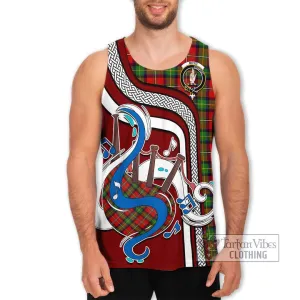 Boyd Tartan Men's Tank Top with Epic Bagpipe Style