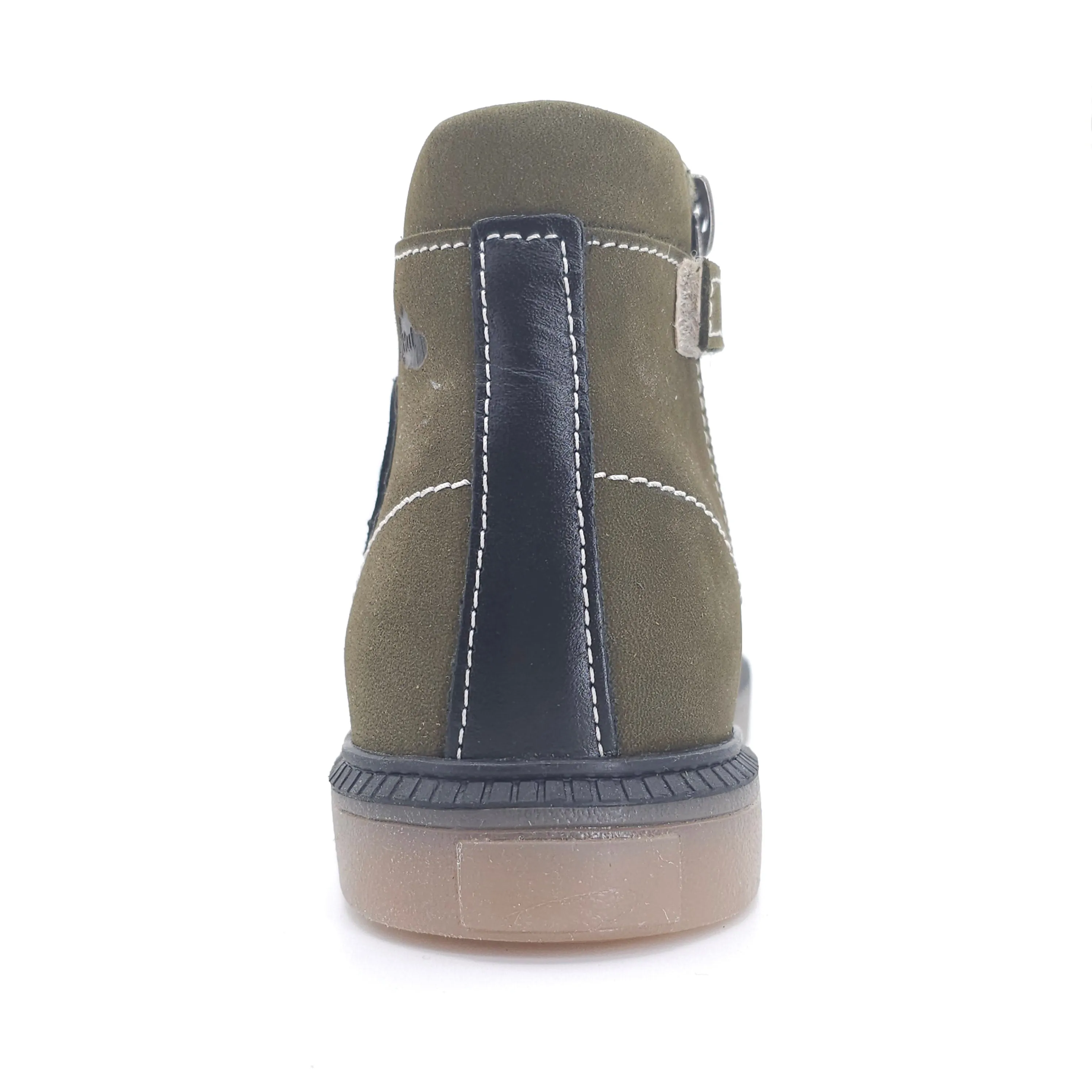 Boys Star Shoe In Olive