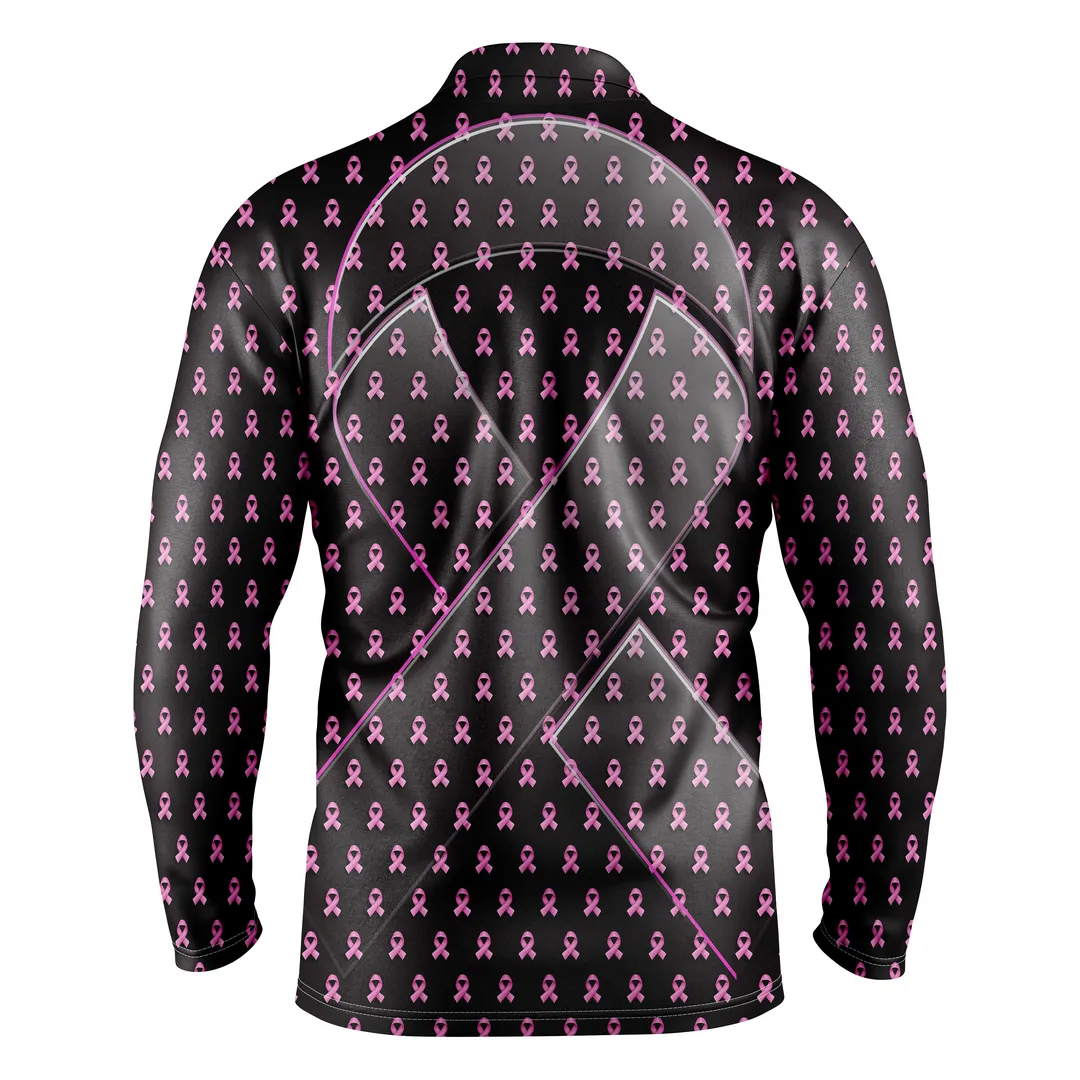 Breast Cancer | Men's Black Long Sleeve