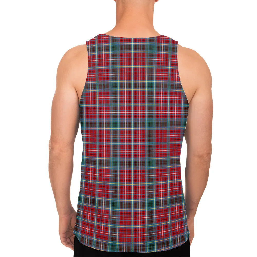 British Columbia Province Canada Tartan Mens Tank Top