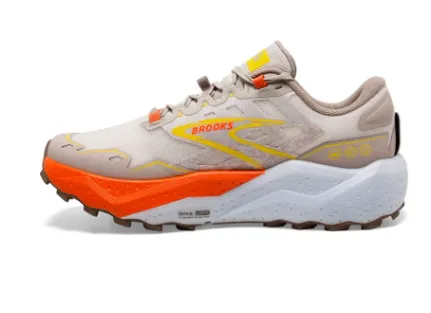 Brooks Caldera 7 (White Sand/Chateau Gray/Yellow) - Men's