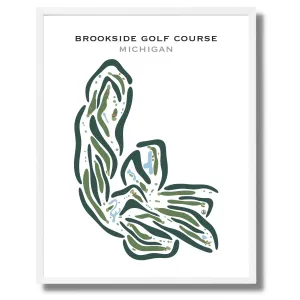 Brookside Golf Course, Michigan - Printed Golf Courses