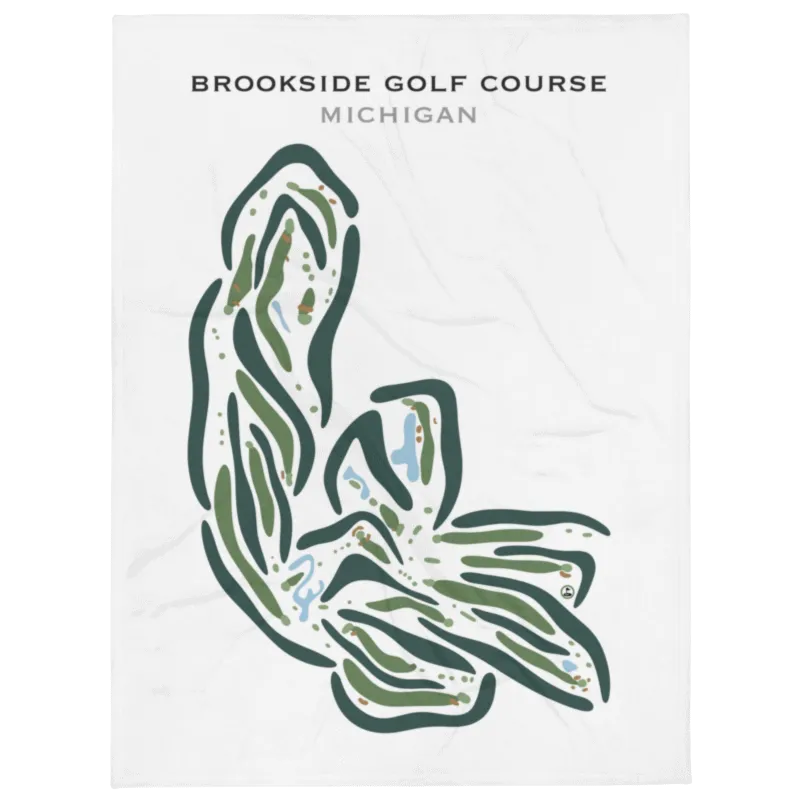 Brookside Golf Course, Michigan - Printed Golf Courses