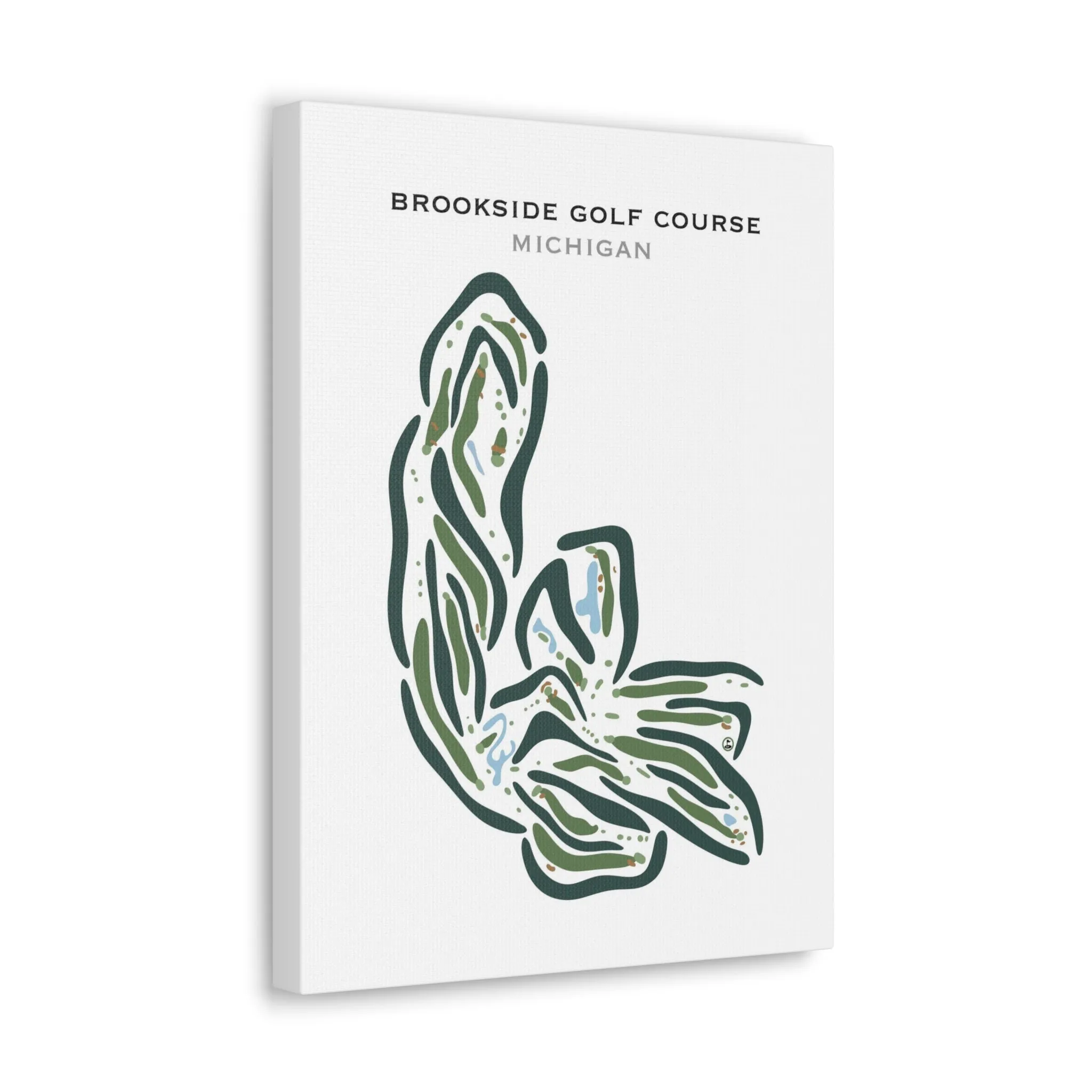 Brookside Golf Course, Michigan - Printed Golf Courses