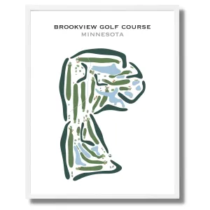 Brookview Golf Course, Minnesota - Printed Golf Courses