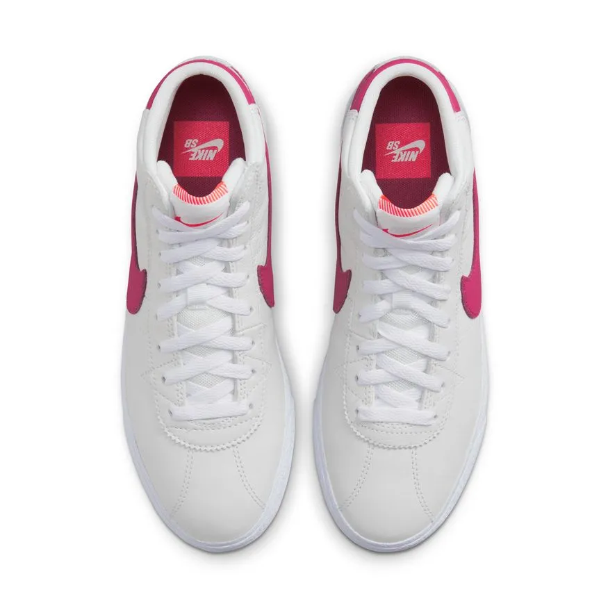 Bruin High Skate Shoe (White/Sweet Beet)