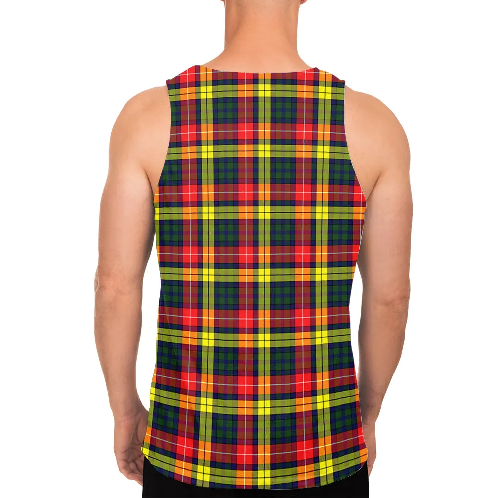 Buchanan Modern Tartan Mens Tank Top