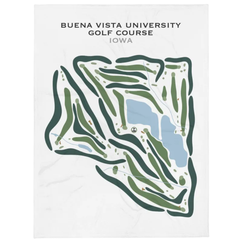 Buena Vista University Golf Course, Iowa - Printed Golf Courses