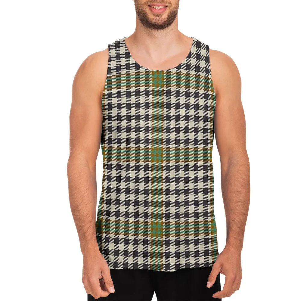 Burns Check Tartan Mens Tank Top