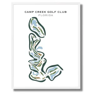 Camp Creek Course, Florida - Printed Golf Courses