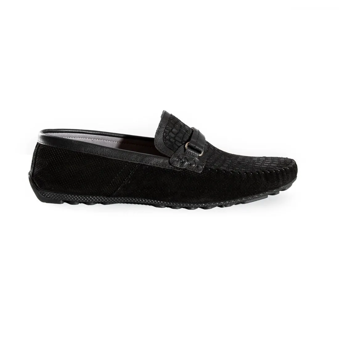 casual top sider shoes / black / made in Turkey -3390