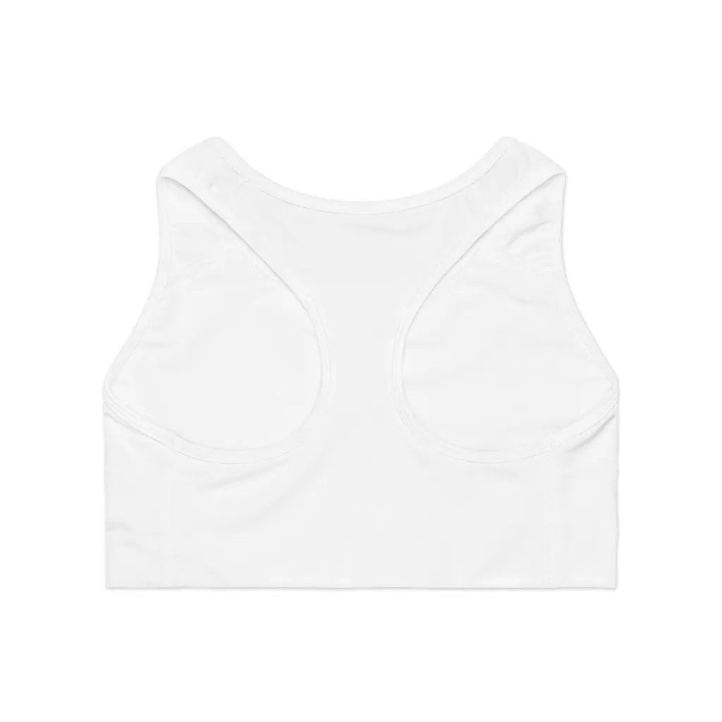 Cheese Sports Bra (AOP)