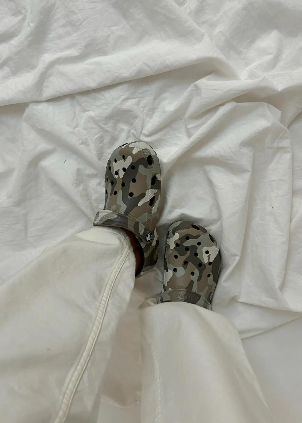 Classic Printed Camo Clog - Mushroom/Multi