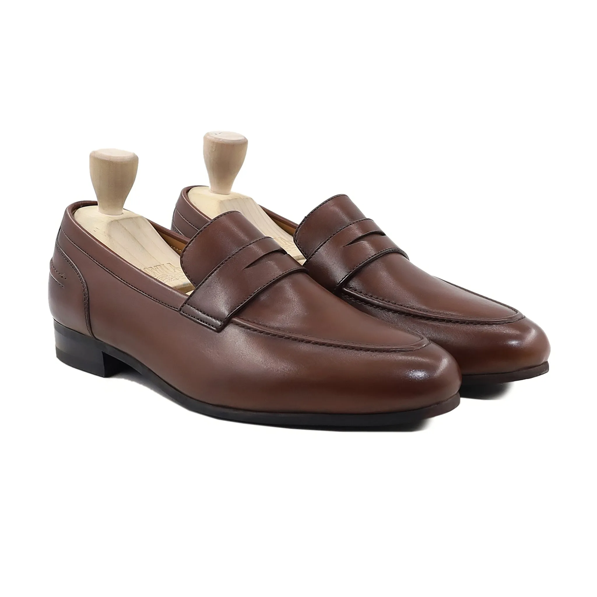 Clemont - Men's Brown Calf Leather Loafer