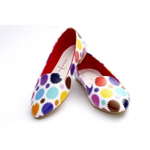 Colored Dots Ballerinas Shoes NBL219