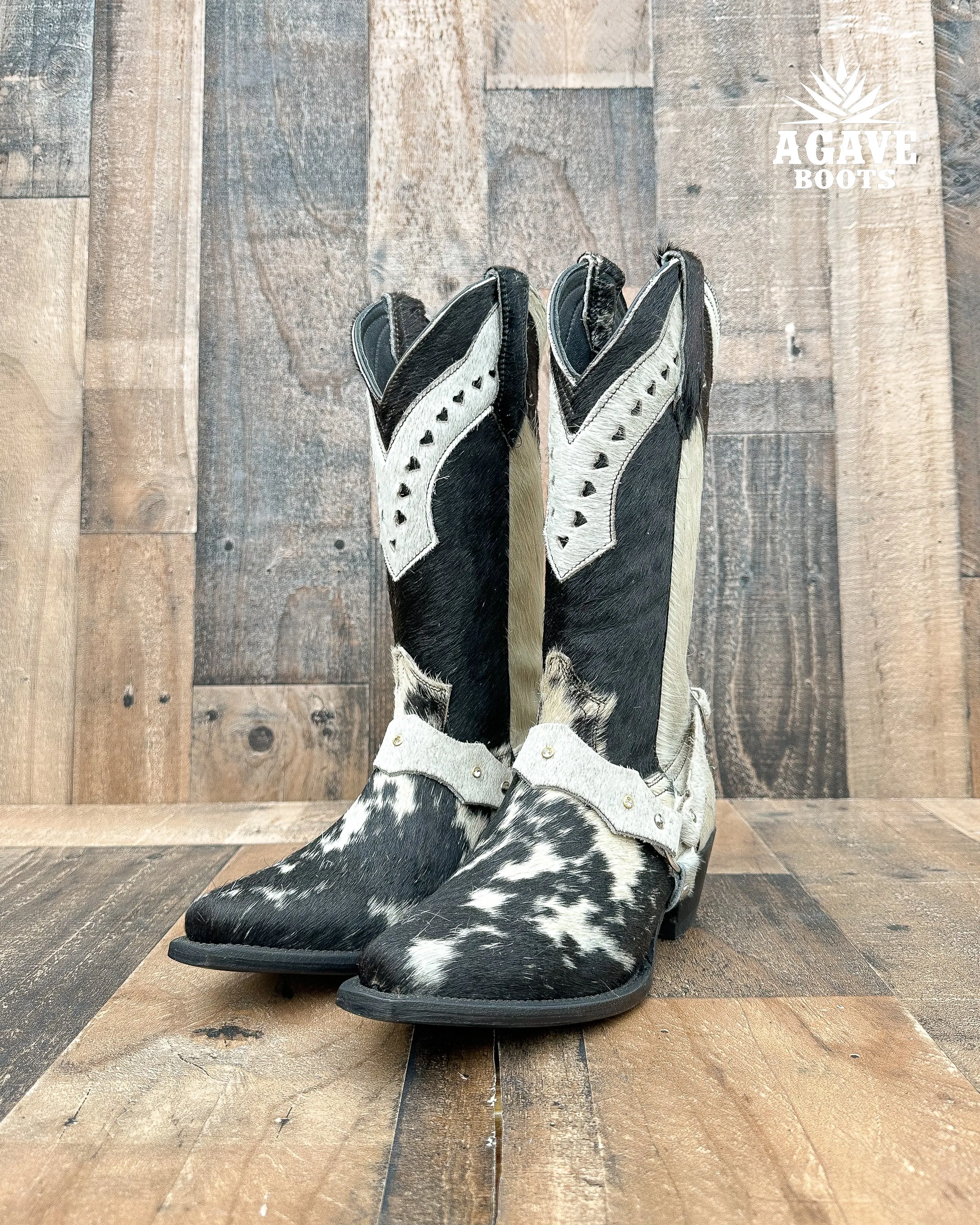 COWHIDE BOOTS | WOMEN SNIP TOE BOOTS