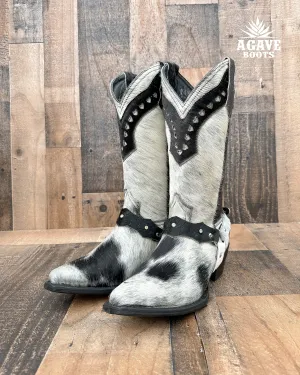 COWHIDE BOOTS | WOMEN SNIP TOE BOOTS