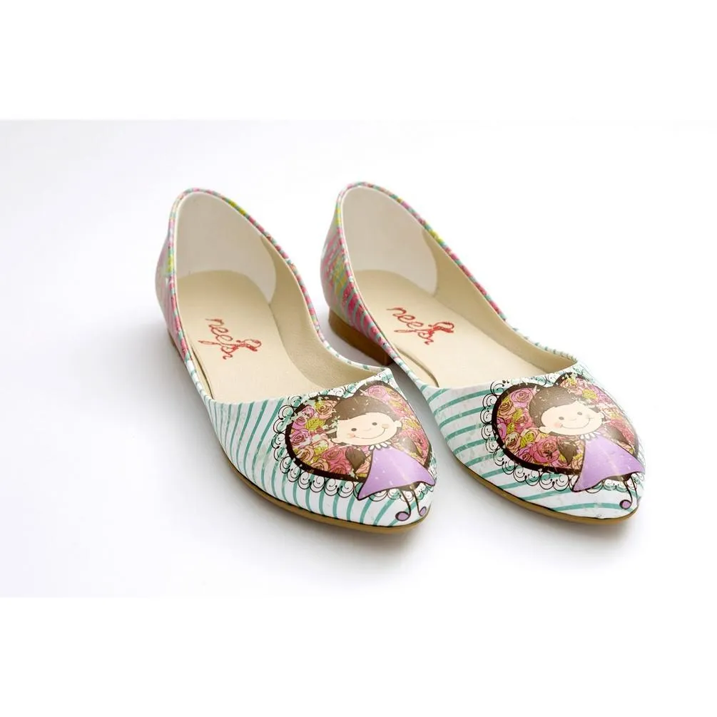 Cute Girl Ballerinas Shoes NSS357