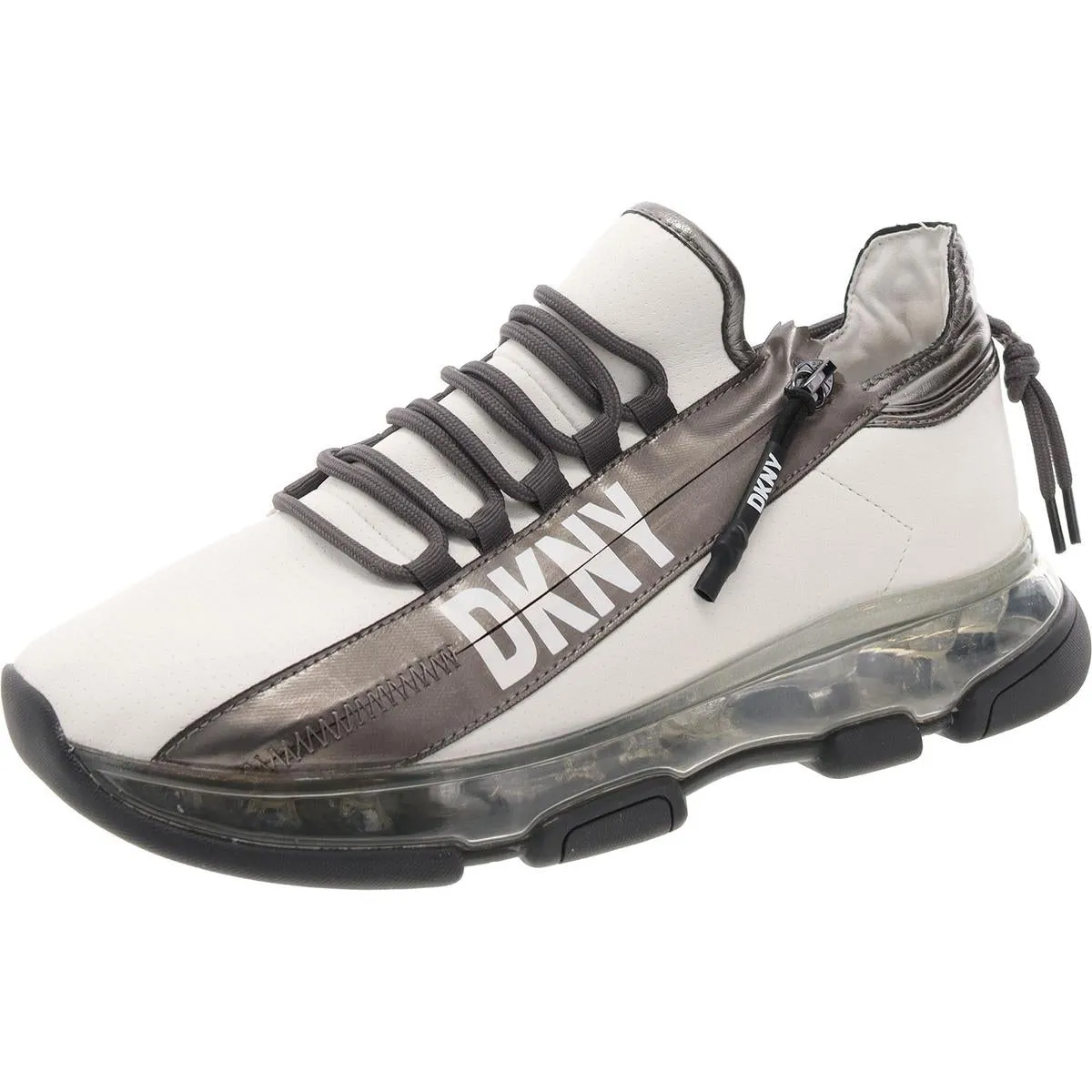 DKNY Womens Faux Leather Running & Training Shoes