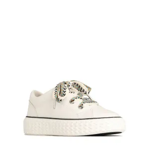 EOS Trinsic White Leather Lace Up Trainer