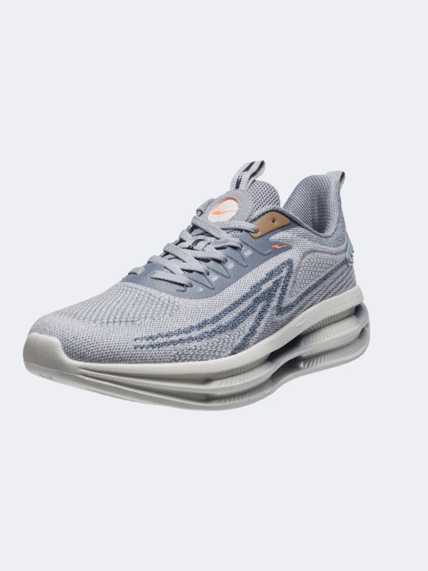 Erke Cushioning Men Running Shoes Light Grey